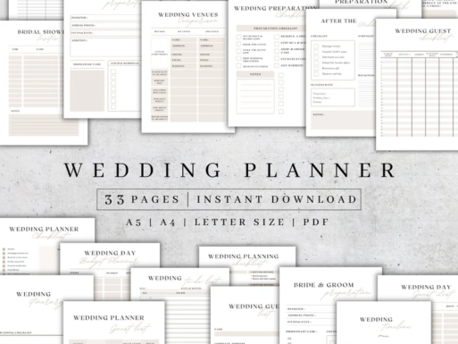 Wedding Planner Printable